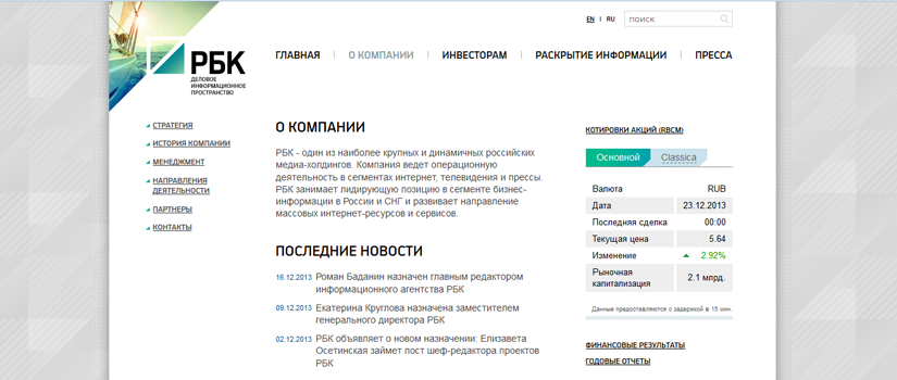 ТОП 10 частных компаний Рунета