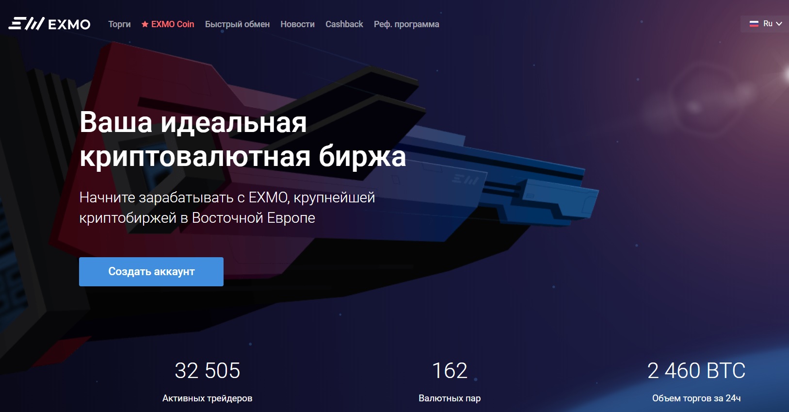 ТОП-3 криптобирж в 2019 году для русскоязычного трейдера